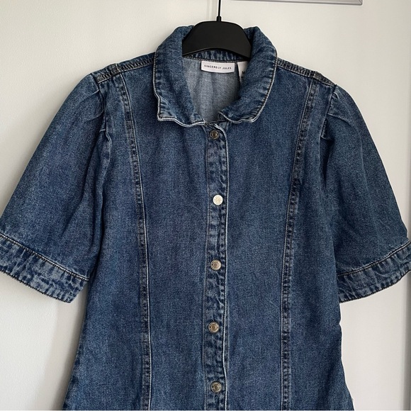 SINCERELY JULES Denim Button-Up Mini Dress - Picture 3 of 9